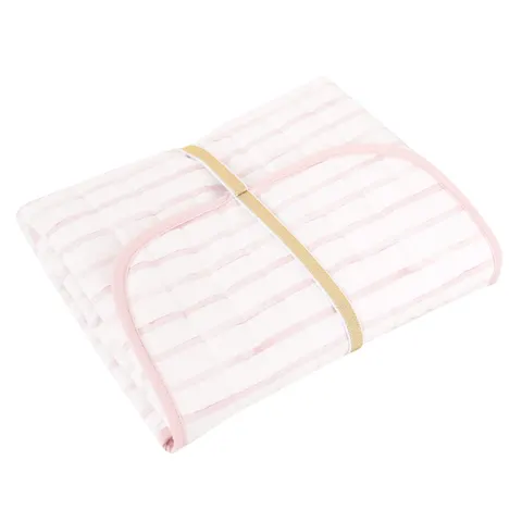 Mata do przewijania Saint-Tropez Pink - Paski