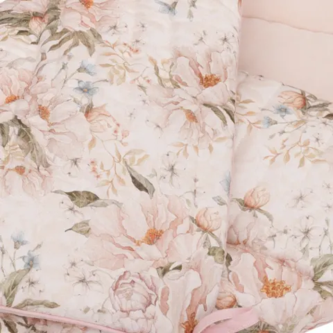 Mata do przewijania peonie krem_stara kolekcja