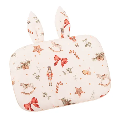 Bambusowa poduszka Z USZAMI Merry Christmas dziadek do orzechów