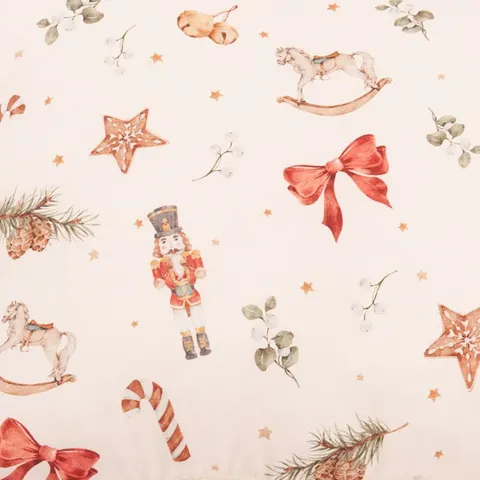 Prześcieradło z gumką 140x70cm Merry Christmas