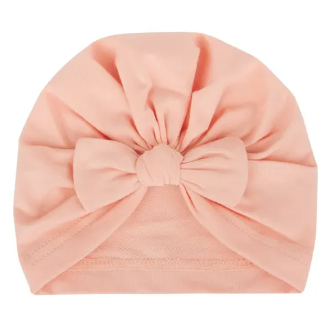 Bambusowy turban z kokardką 0-4 miesiące Morela