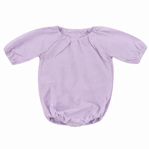 Haftowane body niemowlęce lila