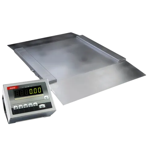 4BA300NAN-A+ Waga najazdowa nierdzewna AXIS [300kg/0,1kg][1x1m]