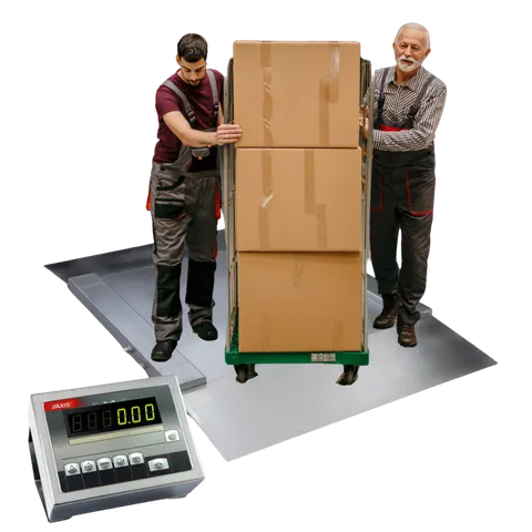 4BA2000NAN-C Waga najazdowa nierdzewna AXIS [2t/1kg][1,25x1,5m]