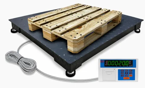 Waga platformowa z drukarką M-P [1,5t/0,5kg] [1,2x1,2m]