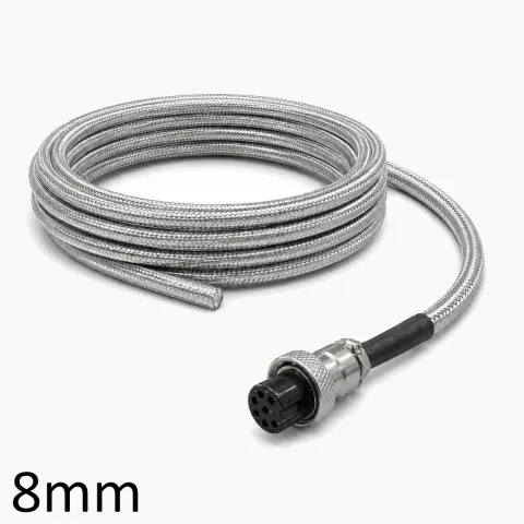 Przewód 8mm, 6 żyłowy, zabezpieczony: 5m SATIS