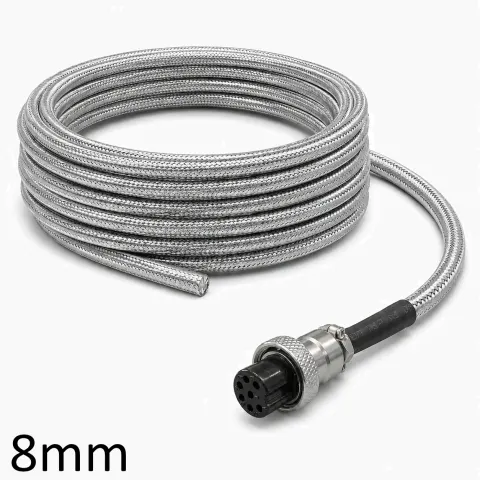 Przewód 8mm, 6 żyłowy, zabezpieczony: 10m SATIS