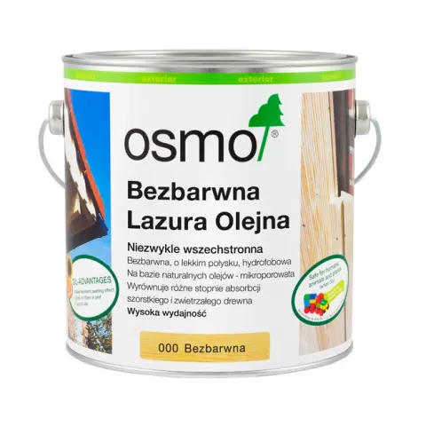 Osmo 000 Bezbarwny Bezbarwna Lazura olejna 000/25,00