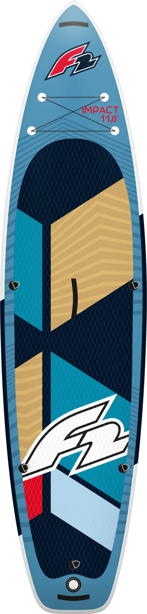 Deska SUP F2 Impact Turquise 11.8