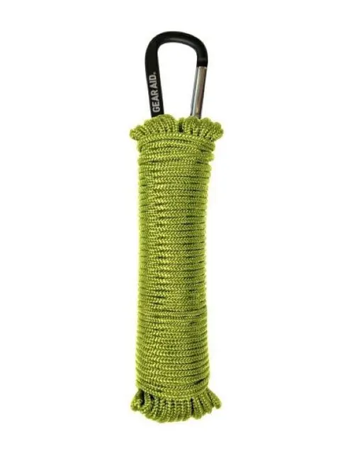 GearAid Linka paracord z karabińczykiem 325 Nav Green 15m