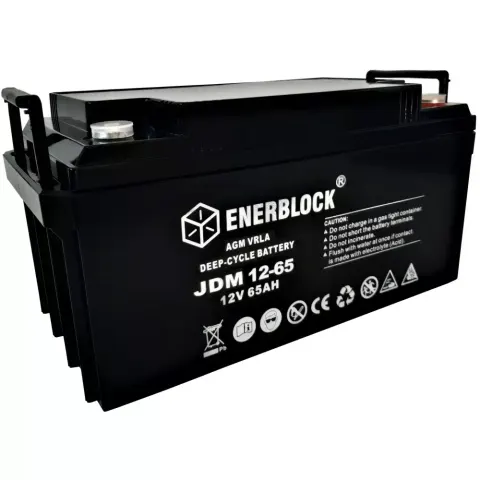 Bateria AGM Longlife 65Ah 12V JDM12-65 Enerblock