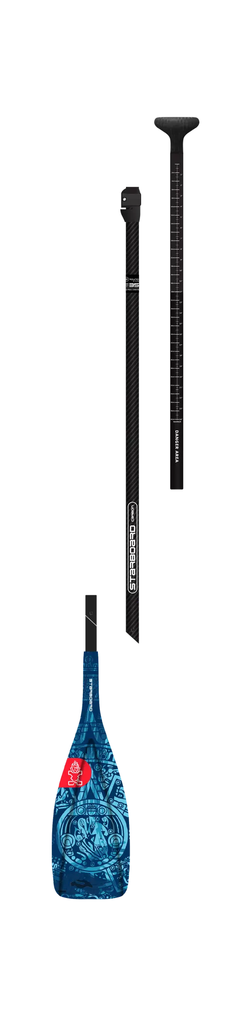 Wiosło Starboard Lima 2025 L LITE 3 F35 carbo