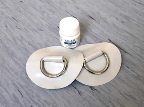 D-ringi przyklejane + klej MiniCat