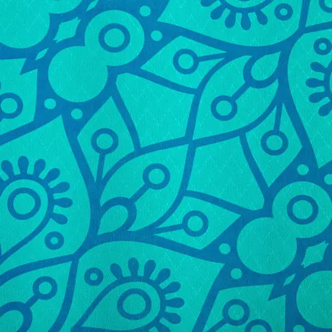 Mata do jogi MANDALA turkus