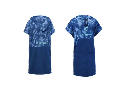 Poncho AZTRON niebieskie