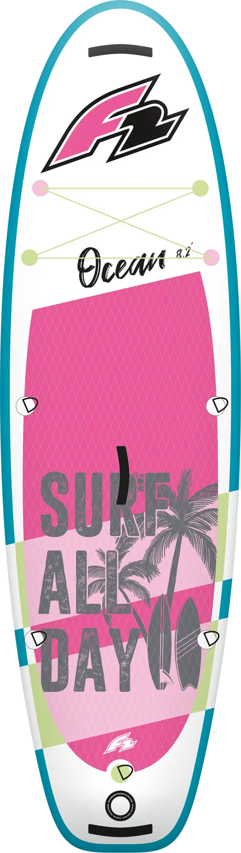 Deska SUP F2 dziecięca Ocean Girl 9.2 Kid Pink