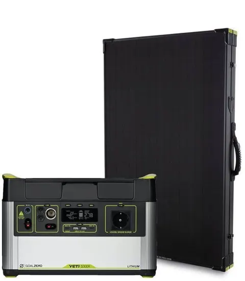 Goal Zero - zestaw solarny z generatorem Yeti 1000X EU + panel Boulder 200W briefcase