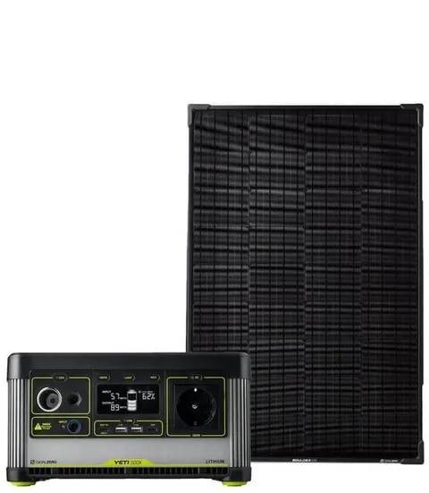 Goal Zero - zestaw solarny z generatorem Yeti 500X + panel 100W Boulder