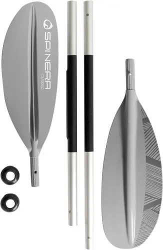 Wiosło kajakowe Classic Spinera GREY - 4 częściowe szare