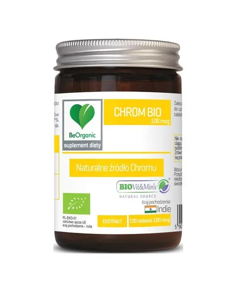 Beorganic chrom bio 100 mcg 100 tabs.