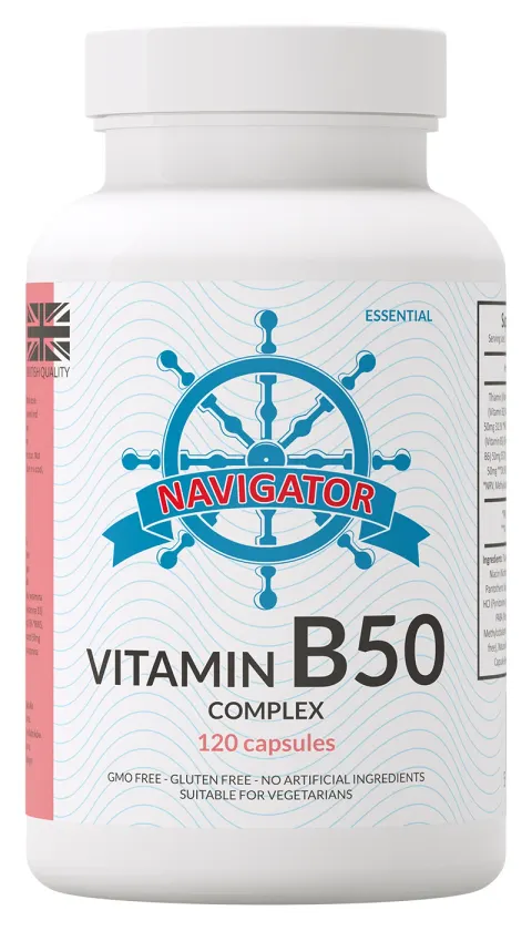 Navigator Witamina B50 Complex, 120 kapsułek