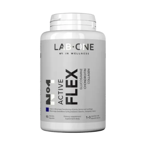 Lab One N°1 Active FLEX 90 kapsułek - Stawy Ochrona i Regeneracja Chrząstki Stawowej
