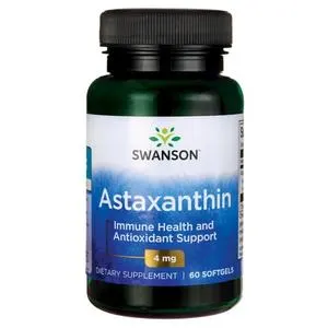 Astaxanthin Astaksantyna ekstrakt z alg 4mg 60 kapsułek SWANSON