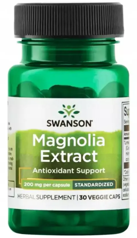 Magnolia lekarska ekstrakt 200 mg 30 kaps. Swanson