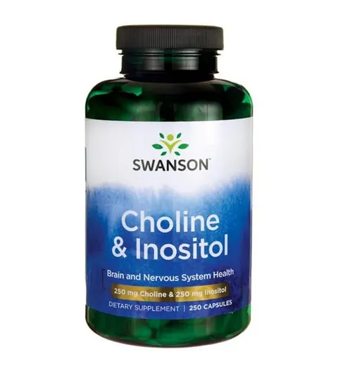 SWANSON Cholina + Inozytol (250 kaps.)