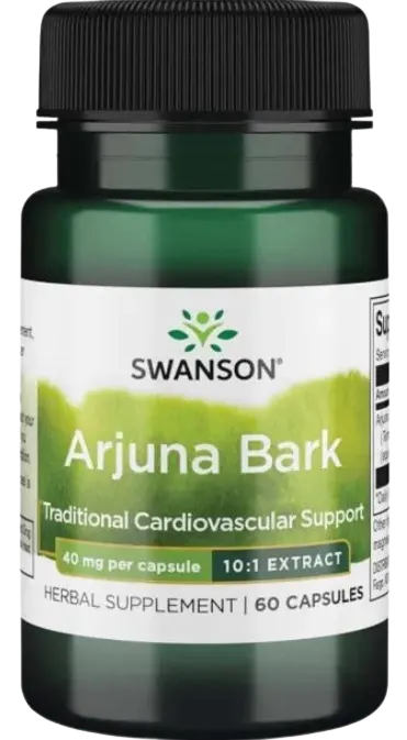 SWANSON Arjuna Bark 10:1 Extract 40mg, 60kaps.