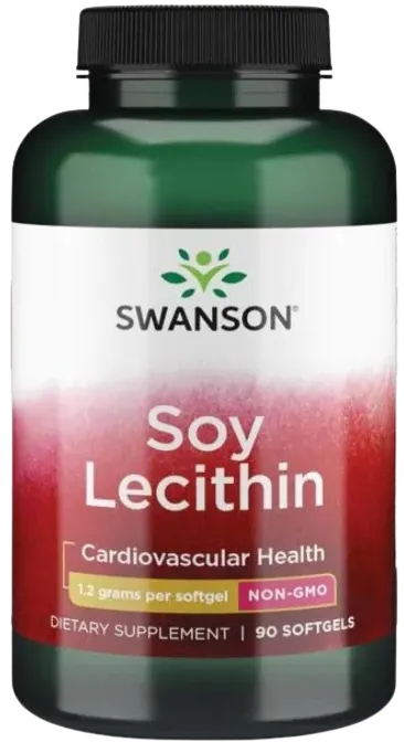 SWANSON Soy Lecithin - Lecytyna z soi 1200 mg (90 kaps.)