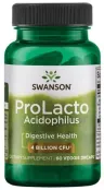 Swanson ProLacto Acidophilus 60 kapsułek - Trawienie Jelita Odporność