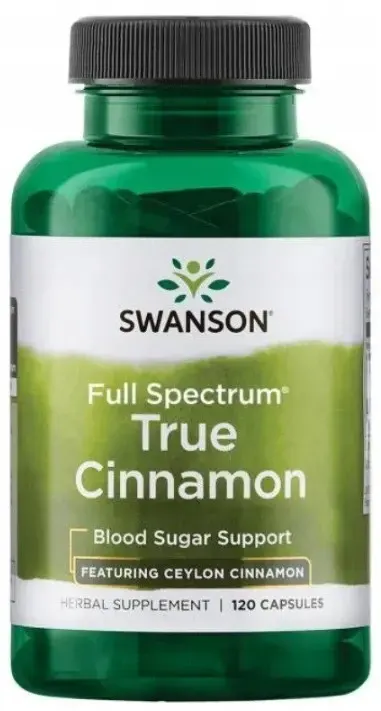 Full Spectrum CYNAMON CEJLOŃSKI True Cinnamon 300mg 120 kapsułek