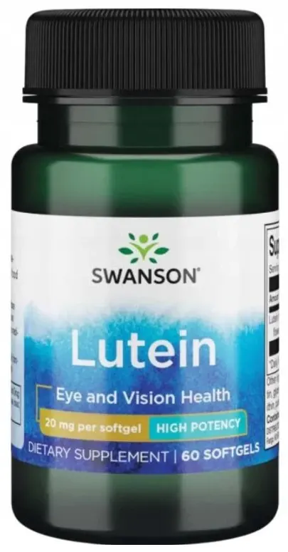 Luteina Lutein 20mg 60 kapsułek SWANSON