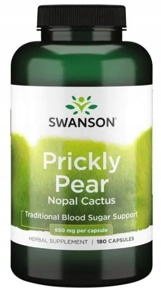 Opuncja Prickly Pear Cactus 650mg 180 kapsułek SWANSON