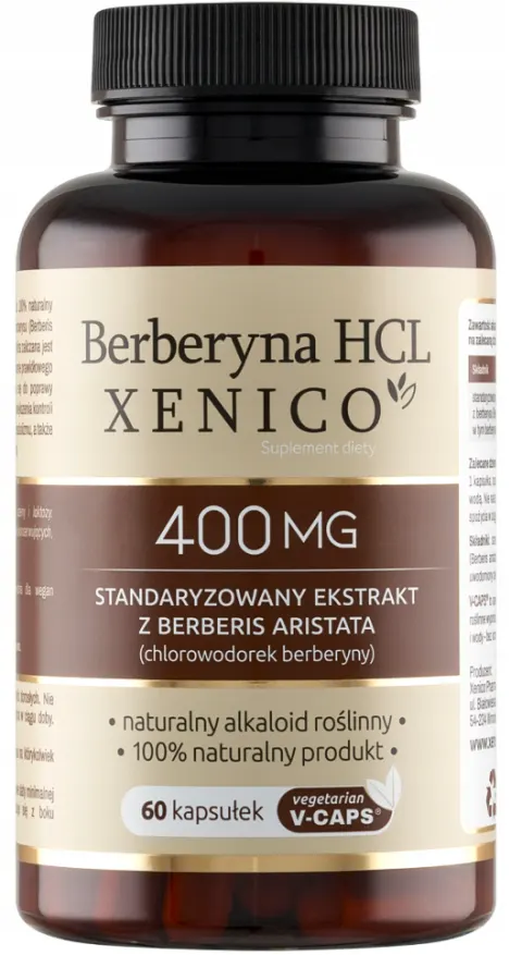 Berberyna HCL 60 kaps. Xenico