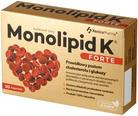 Monolipid K Forte 30 kapsułek XenicoPharma