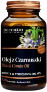 Doctor Life Olej z Czarnuszki 800mg 100 kapsułek - Odporność Układ Oddechowy