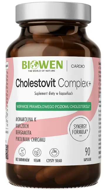 Biowen - Cholestovit Complex+ | na cholesterol - 90 kapsułek
