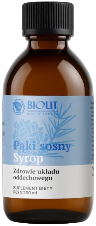 Biolit Pąki Sosny 200ml - Układ Oddechowy Zdrowie Gardła