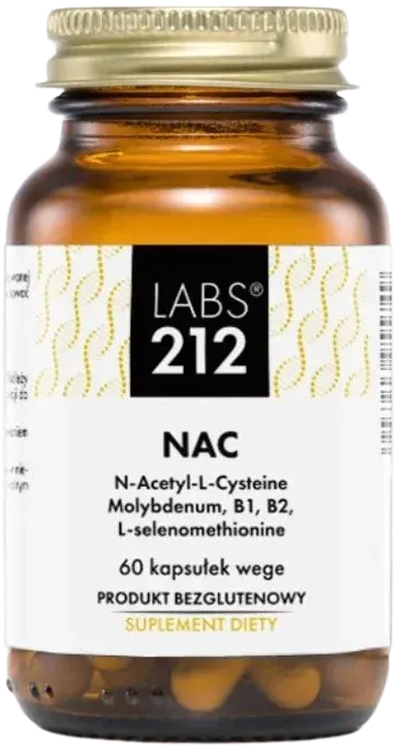 LABS212 NAC - N-Acetylo-L-Cysteina 300 mg (60 kaps.)