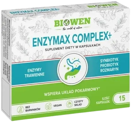 Enzymax complex + 15 kaps Biowen