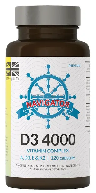 Navigator Witamina D3 4000 IU Complex ADEK 120 kapsułek