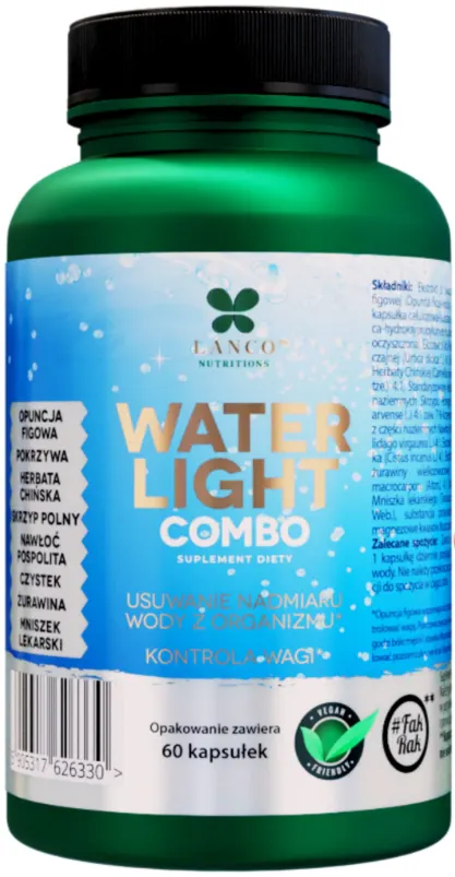 Lanco Nutritions WATER LIGHT COMBO 60 kapsułek - Kontrola Wagi Odchudzanie