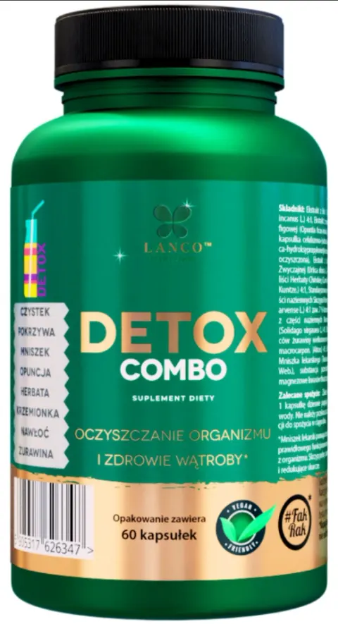Lanco Nutritions DETOX COMBO 60 kapsułek