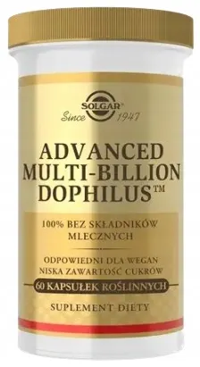 Solgar Advanced Multi-billion Dophilus 60 kapsułek - Jelita Odporność