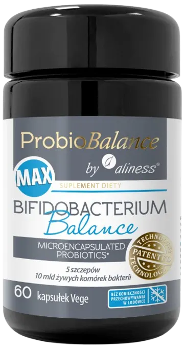 ProbioBalance od Aliness - MAX Bifidobacterium Balance 10 mld x 60 vege kaps.