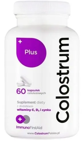 Colostrum Plus 60 kapsułek - Odporność Regeneracja Jelita