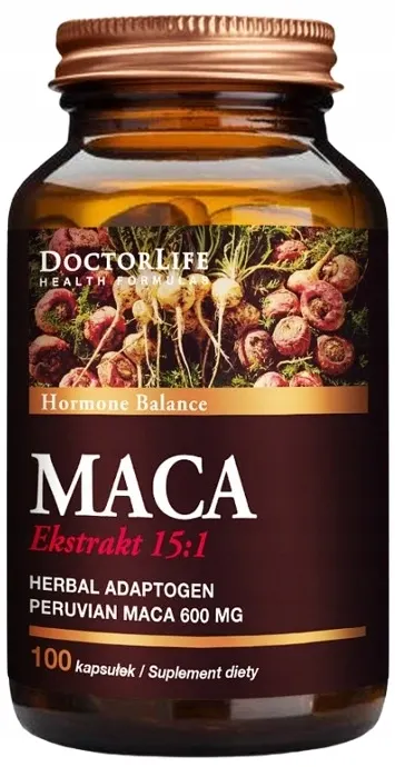 Doctor Life Maca ekstrakt 15:1 suplement diety 100 kapsułek