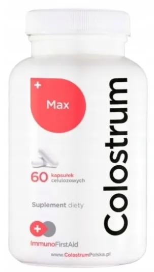 Colostrum MAX - Maksymalne Wsparcie Odporności dla Dorosłych 60 kapsułek